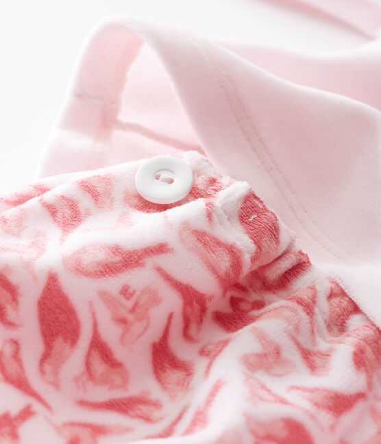 Baby girl's pyjamas VIENNE pink/MULTICO white