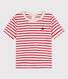 Babies' Stripy Cotton Short-Sleeved T-Shirt