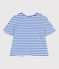 Hyères edition women's Breton top ECUME white/DELFT blue