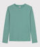 Women's Iconic Organic Cotton Round Neck T-Shirt ROVER blue/MARSHMALLOW white