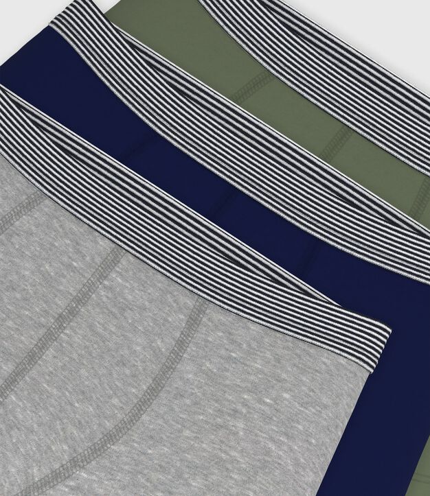 Pack of children's plain cotton boxers multicolor