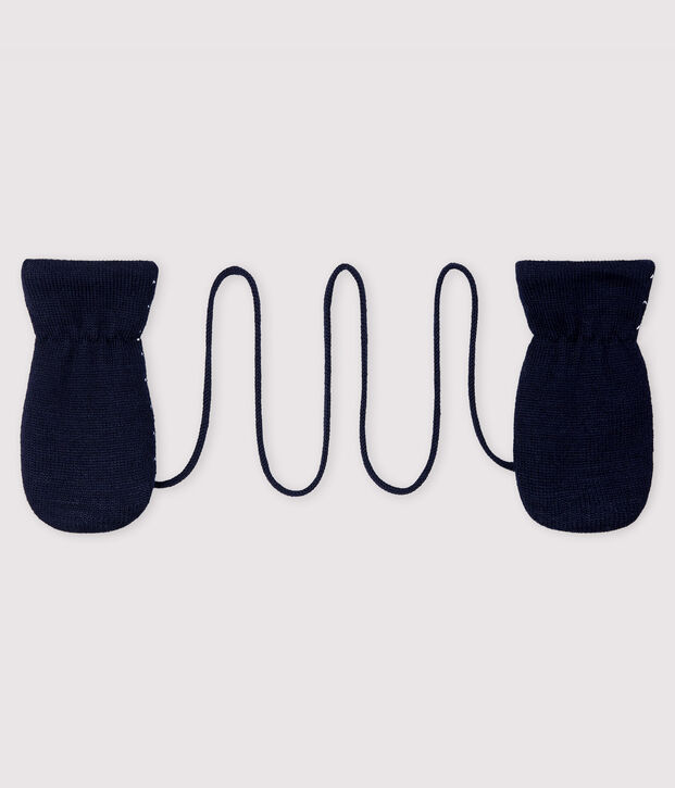 Baby's unisex fleece-lined mittens SMOKING