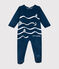 Dors bien en velours bébé INCOGNITO blue