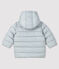 Baby boy's quilted puffer jacket GRIS CLAIR grey