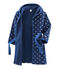 Children's Fleece Dressing Gown MEDIEVAL blue/MARSHMALLOW white