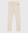Girls' Cotton Leggings MONTELIMAR CHINE beige