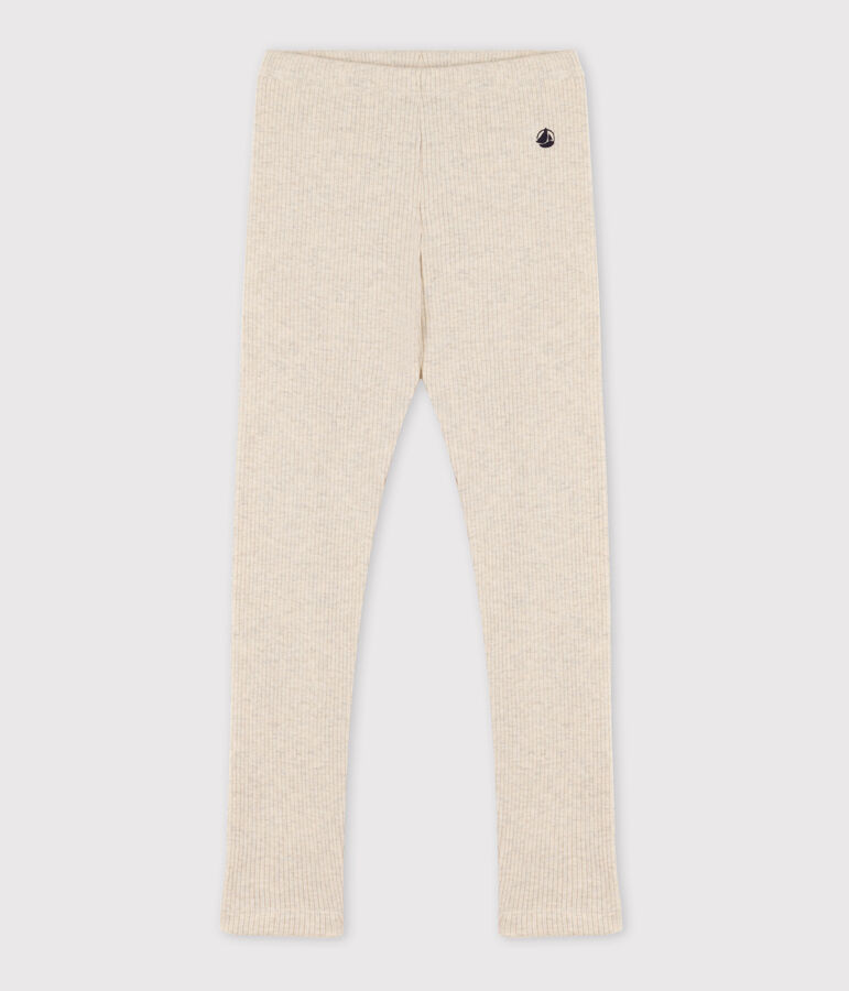 Girls' Cotton Leggings beige