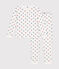 Women's cotton heart print pyjamas MARSHMALLOW white/MULTICO white