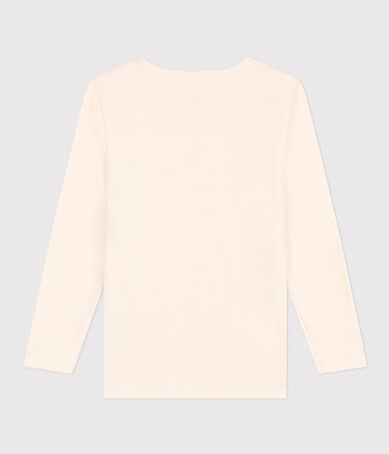 Long-sleeved cotton T-Shirt AVALANCHE Ecru
