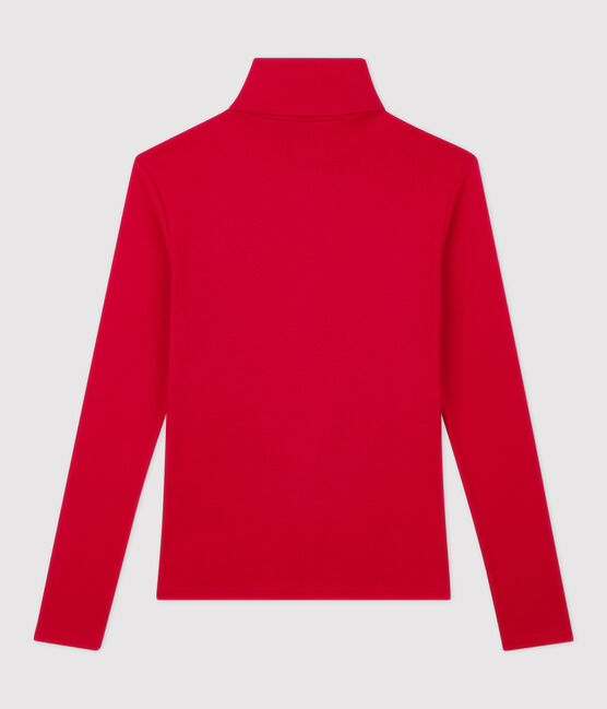 Women's Iconic Cotton Polo Neck TERKUIT red