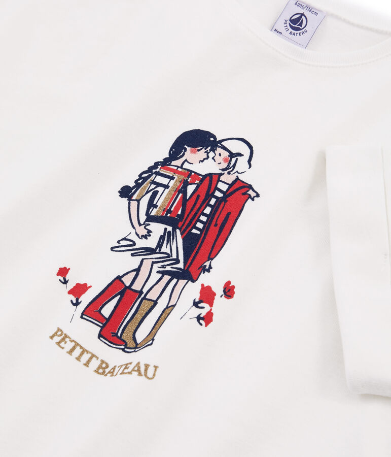 Girls' Short-Sleeved T-Shirt white