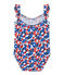 Baby girl's flower print swimsuit MARSHMALLOW white/MULTICO white