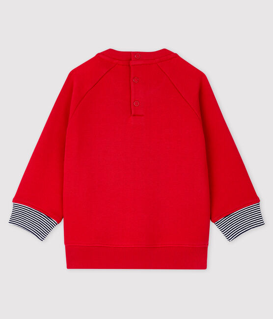 Baby boy's print sweatshirt TERKUIT red