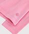 Children's long-sleeved plain T-shirt with a collar pink
