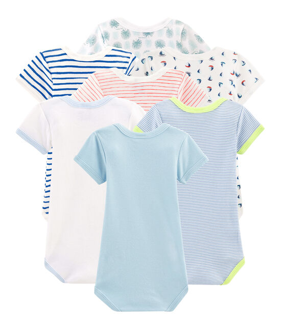 Baby Boys' Short-Sleeved Bodysuits - 7-Piece Surprise Set variante 1
