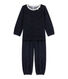 Girl's terry velour pyjamas