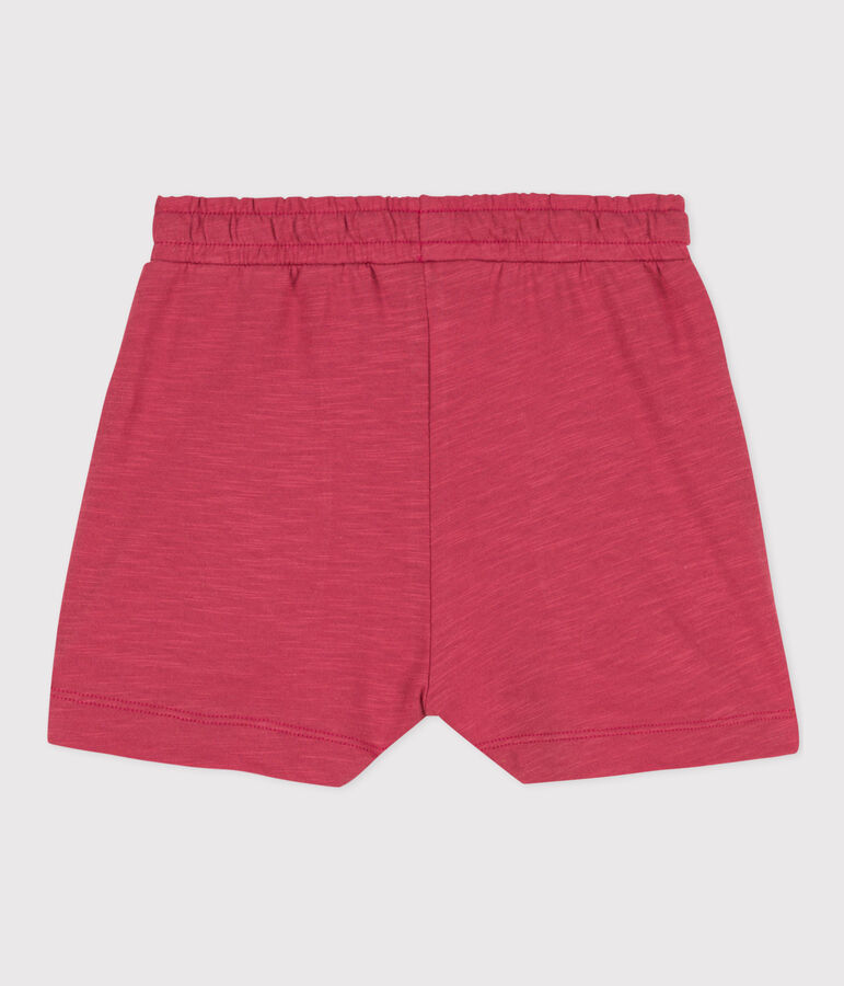 Girls' Slub Jersey Shorts pink