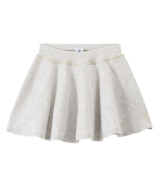 Girl's skater skirt BELUGA CHINE grey