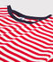 Women's BOXY Cotton T-Shirt PEPS red/MARSHMALLOW white