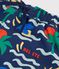 Children's printed swim shorts blue/multicolor