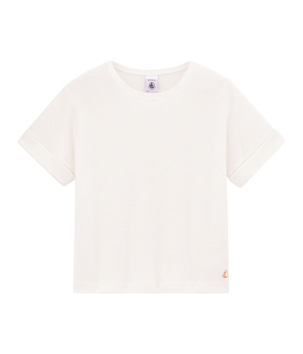 Girls' Short-sleeved T-shirt white
