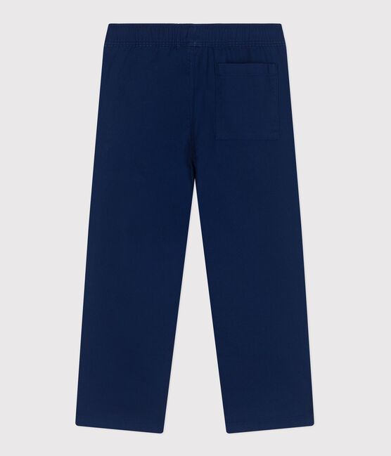 Children's cotton trousers MEDIEVAL blue