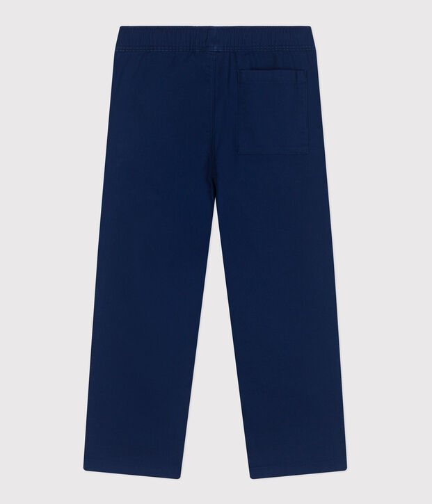 Children's cotton trousers blue