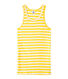 Women's vest top in heritage striped rib