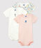Short-Sleeved Cotton Bodysuits - 3-Pack variante 1