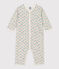 Floral Footless Cotton Sleepsuit MARSHMALLOW white/MULTICO white
