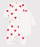 Babies' Cotton Outfit - 3-Piece Set MARSHMALLOW white/TERKUIT red