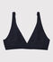 Women's plain bra blue