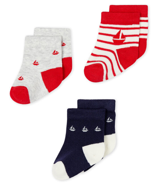 Set of 3 pairs of socks for baby boys variante 1