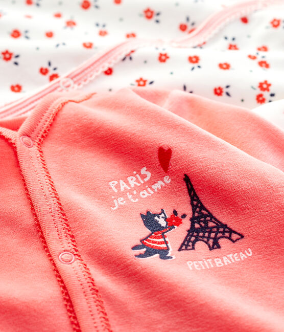 Babies' Velour Sleepsuit - 2-Pack variante 1