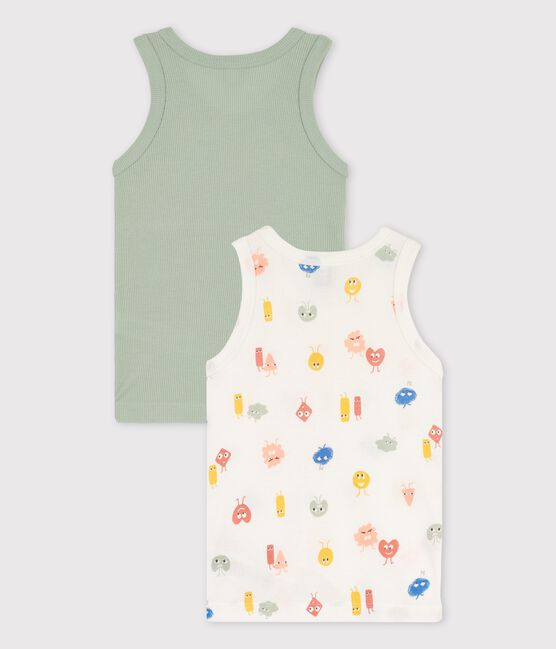 Boys' Cotton/Tencel Feelings Themed Vests - 2-Pack variante 1