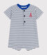Babies' fine jersey playsuit