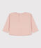 Babies' Long-Sleeved Tube Knit T-Shirt SALINE pink