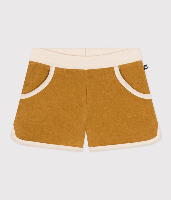 Girls' Terry Shorts ISTRE yellow