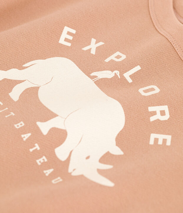 Boys' Fleece Sweatshirt beige