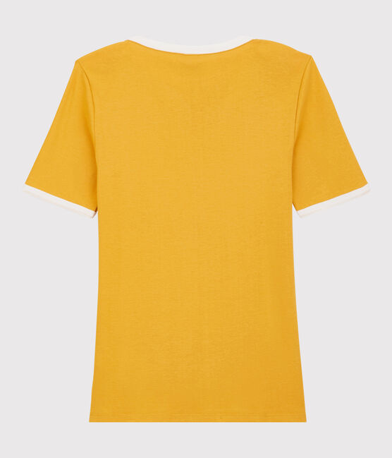 Women's Cotton T-Shirt BOUDOR yellow