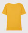 Women's Cotton T-Shirt BOUDOR yellow