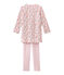 Little girl's nightgown JOLI pink/MULTICO white