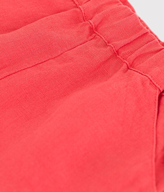 Babies' Linen Shorts JUPITER orange