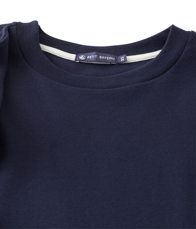 Top femme sans manches &agrave; volant blue