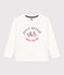 Boys' Long-Sleeved Cotton T-Shirt white