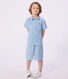 Children's short-sleeved cotton shirt