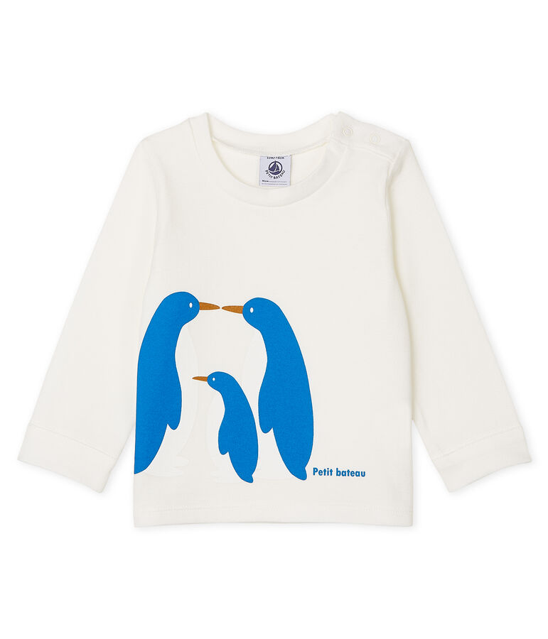 Baby Boys' Long-Sleeved T-Shirt white
