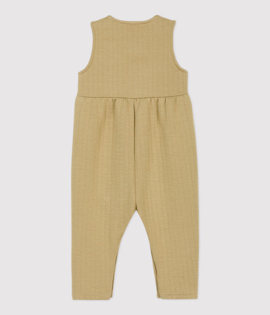 Babies' Long Quilted Jumpsuit JERRYCAN beige