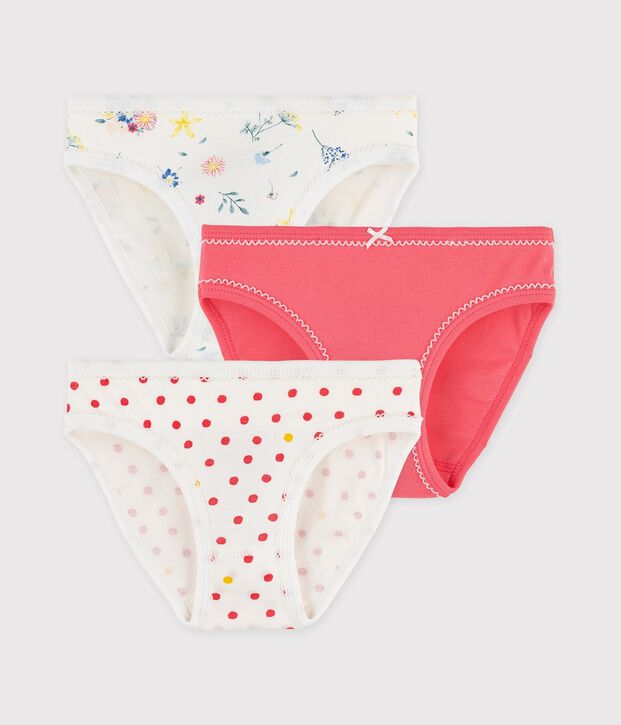 Girls' Floral Print Knickers - 3-Pack multicolor