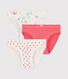 Girls' Floral Print Knickers - 3-Pack